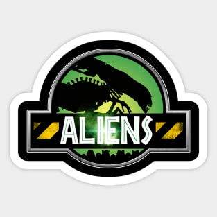 Alien Park Sticker